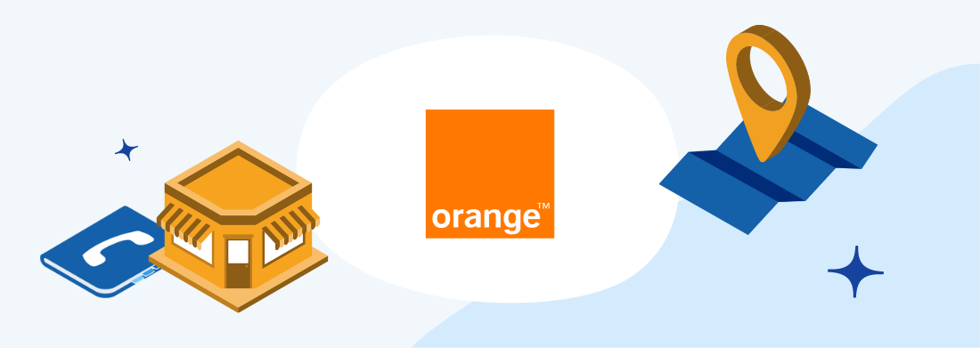 Ilustración de cabecera que representa las tiendas de Orange en Andorra