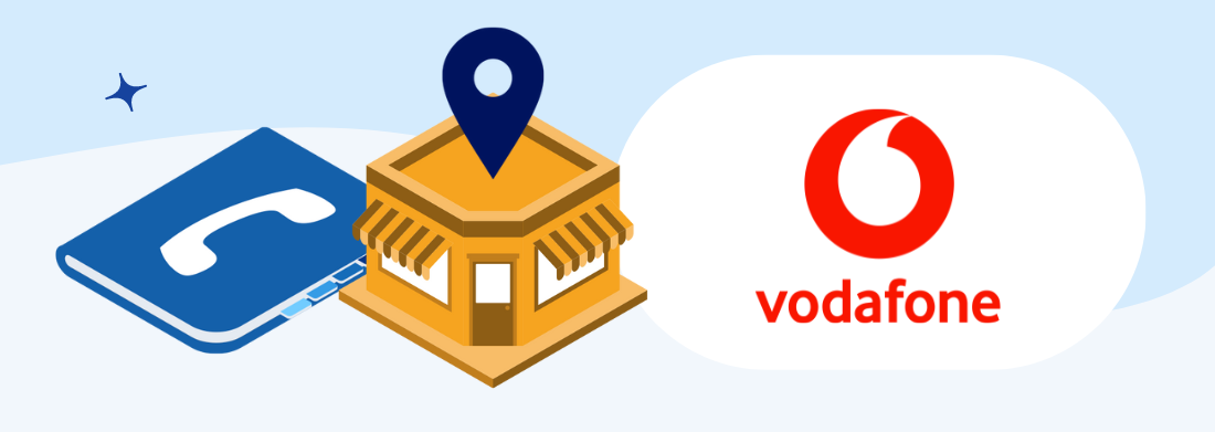 Ilustración de cabecera que  las sucursales de Vodafone en Alzira