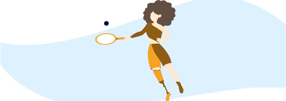 Icono de un hombre jugando al tenis
