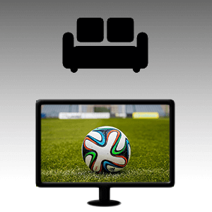 Ver el fútbol en TV Ver el fútbol en casa