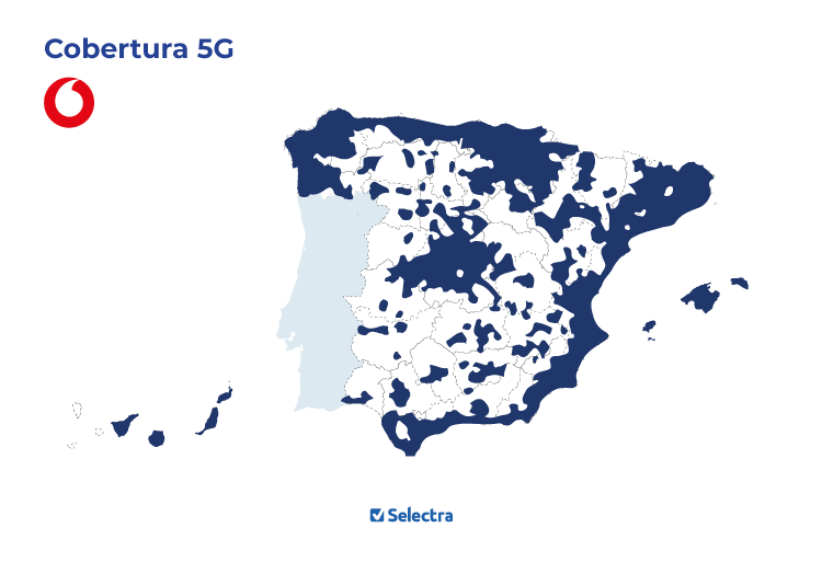 Mapa de cobertura 5G de Lowi