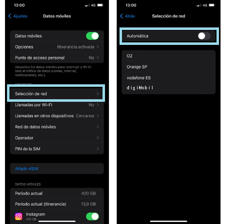 Configurar APN Digi en iPhone