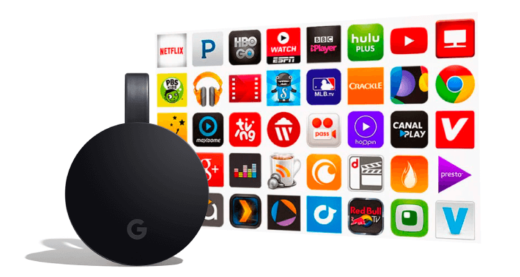 aplicaciones google chromecast
