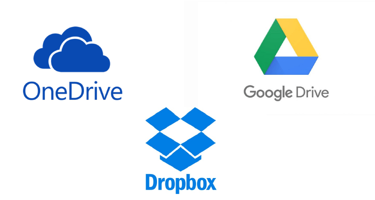 almacenamiento onedrive google drive dropbox