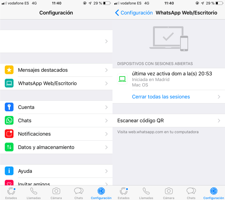 whatsapp web movil