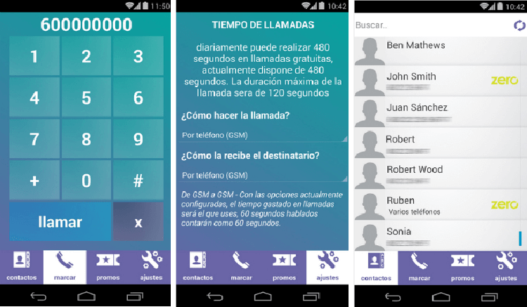 como llamar gratis por zero